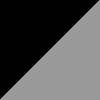 Two triangles, one black and one gray, on a white background