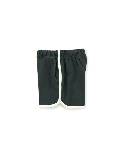Sporty Ringer Shorts - Pepper by Tea Collection