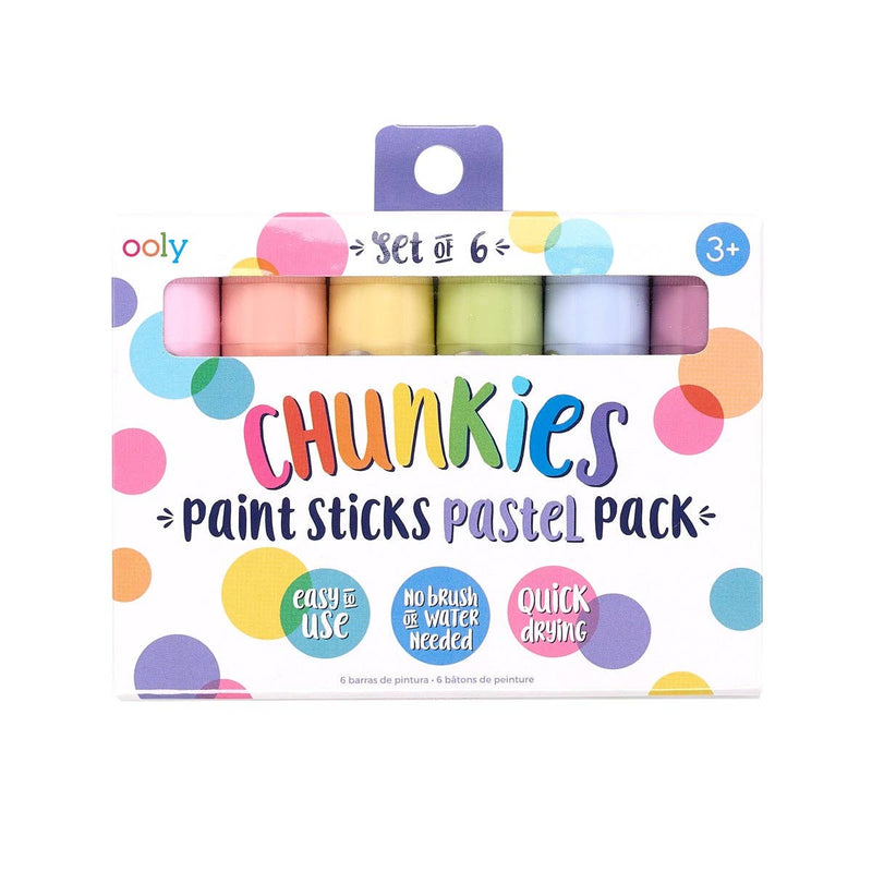Chunkies Paint Sticks Pastel - Set of 6 by OOLY