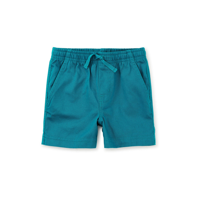 Twill Sport Shorts - Enamel Blue by Tea Collection