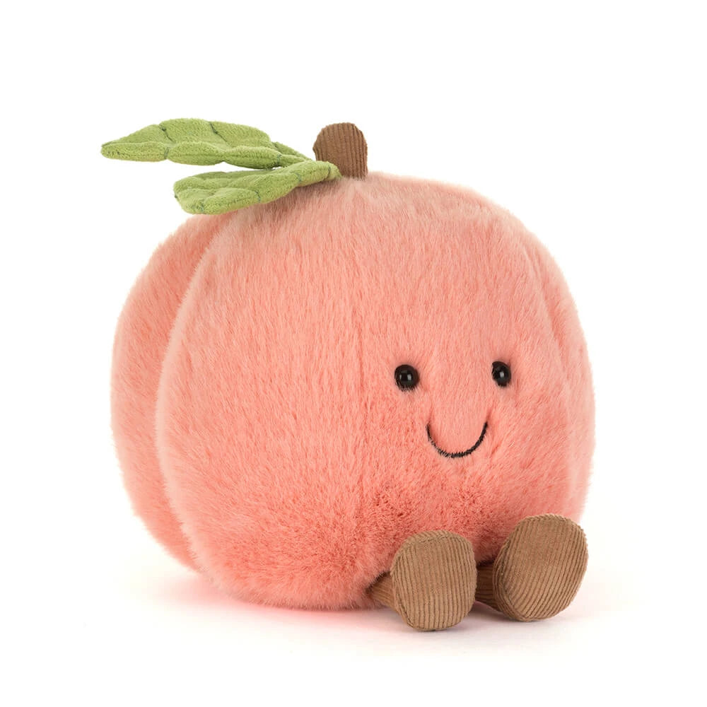 新品 ジェリーキャット Amuseables Peach ピーチ ぬいぐるみ Amuseables Peach by Jellycat – Pacifier Kids Boutique