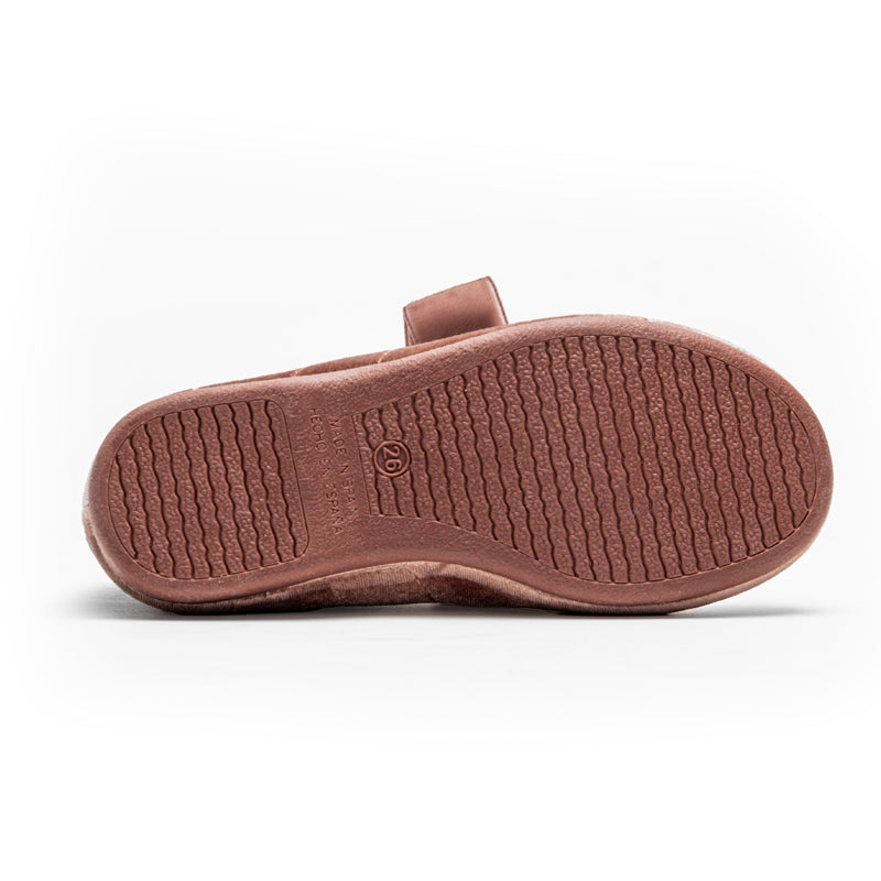 Brown shoe sole on a white background
