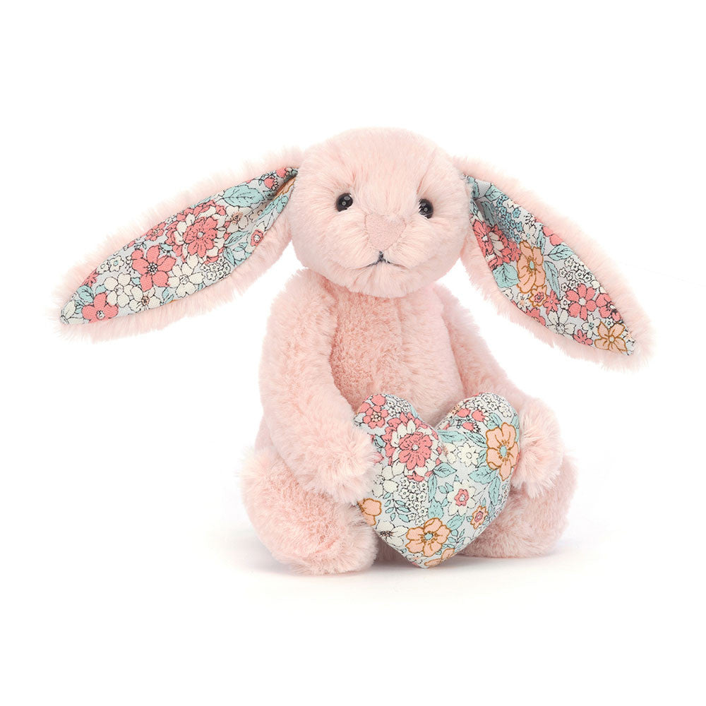 Blossom Heart Blush Bunny by Jellycat – Pacifier Kids Boutique