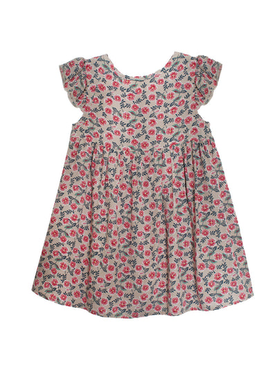 Willow Baby Dress - Brown Floral by Mabel + Honey