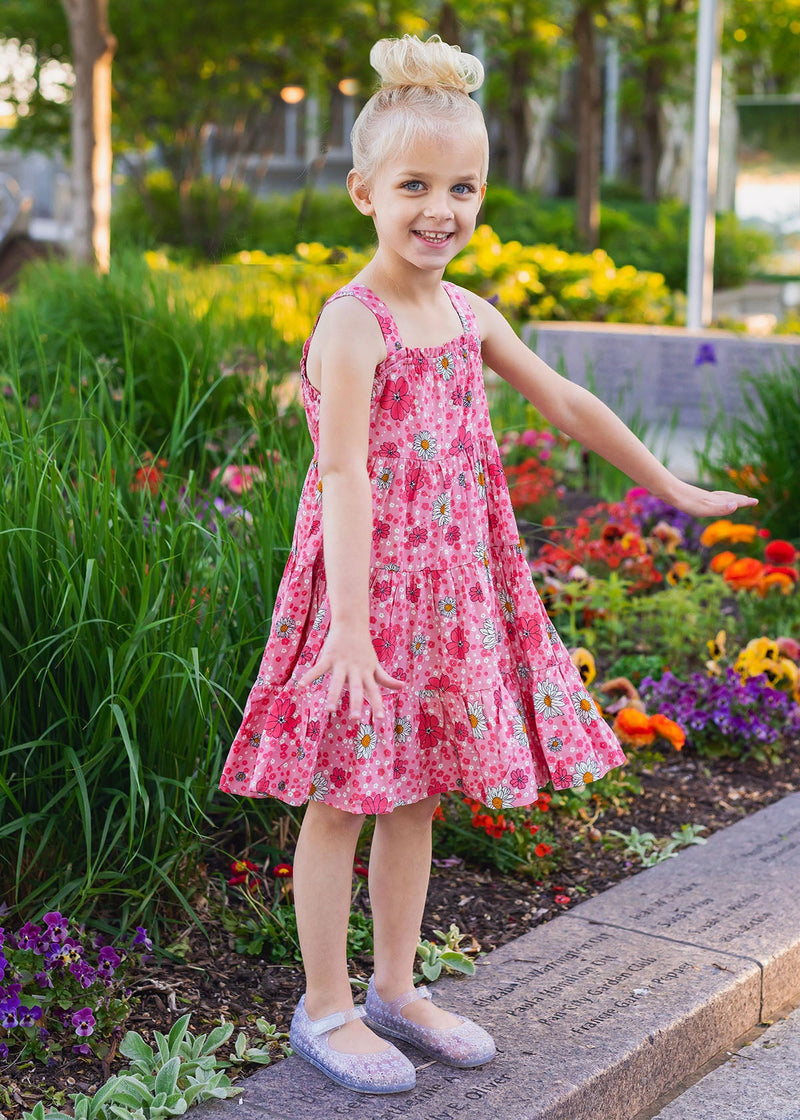 Pink Power Floral Dress by Mabel + Honey