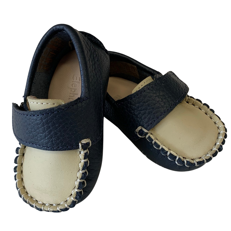 Oliver Baby Shoes - Blue by Elephantito FINAL SALE