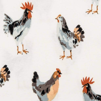 Organic Cotton Zipper Pajama - Chicken by Milkbarn