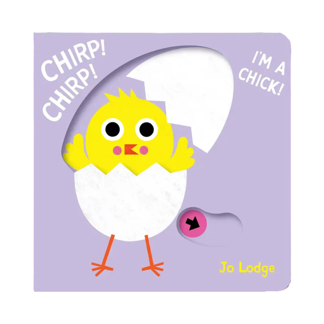 Chirp! Chirp! I'm A Chick Board Book Pacifier Kids Boutique