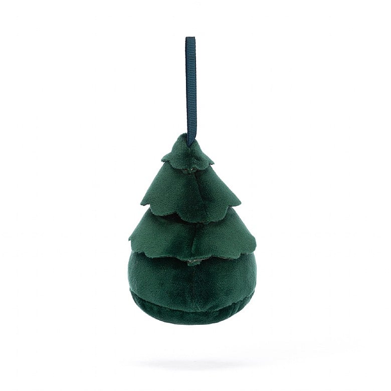 Festive Folly Christmas Tree Ornament - 4x3 Inch by Jellycat FINAL SALE