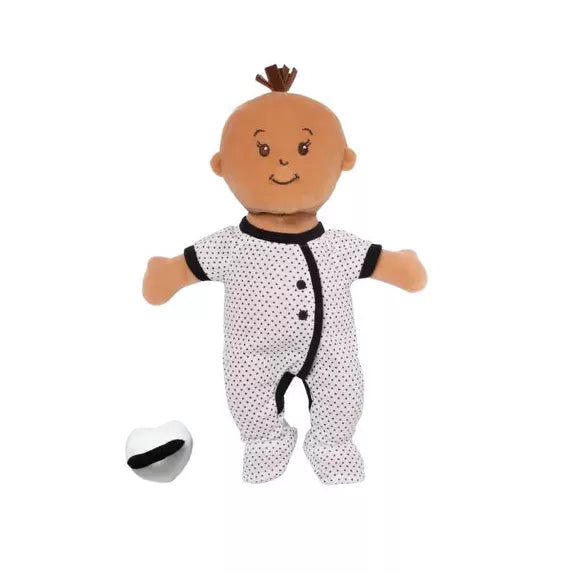 Baby Stella Doll - Beige Doll with Brown Tuft by Manhattan Toy