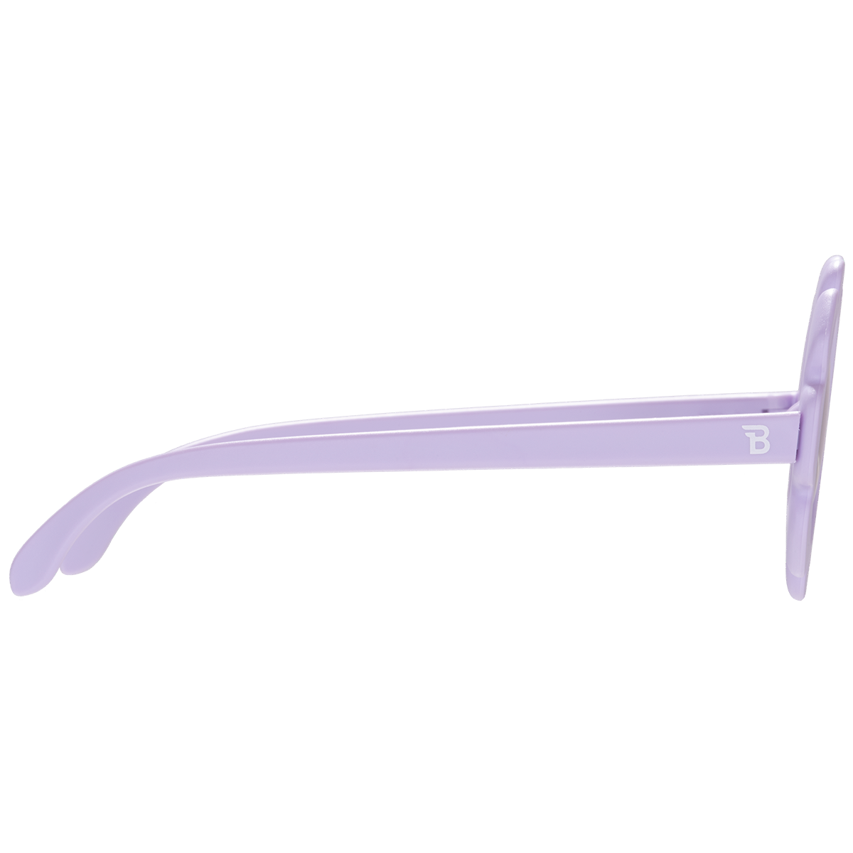Purple eyelash extension tool on a white background