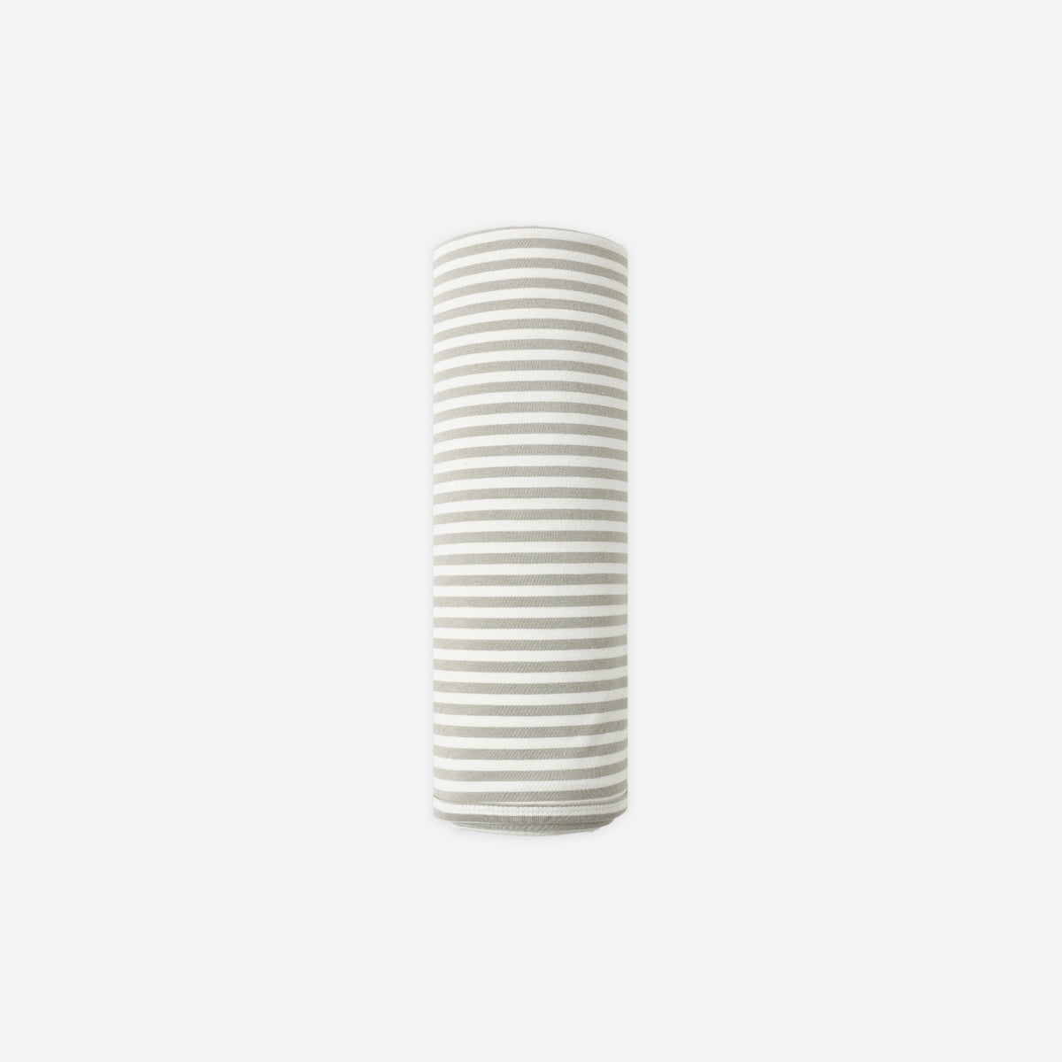 Perfume bottle with geometric label on a white background