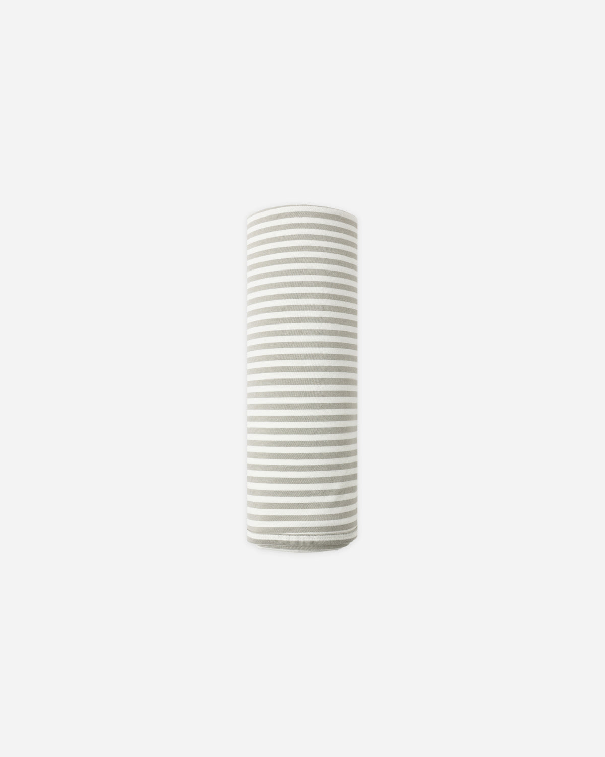 Perfume bottle with geometric label on a white background