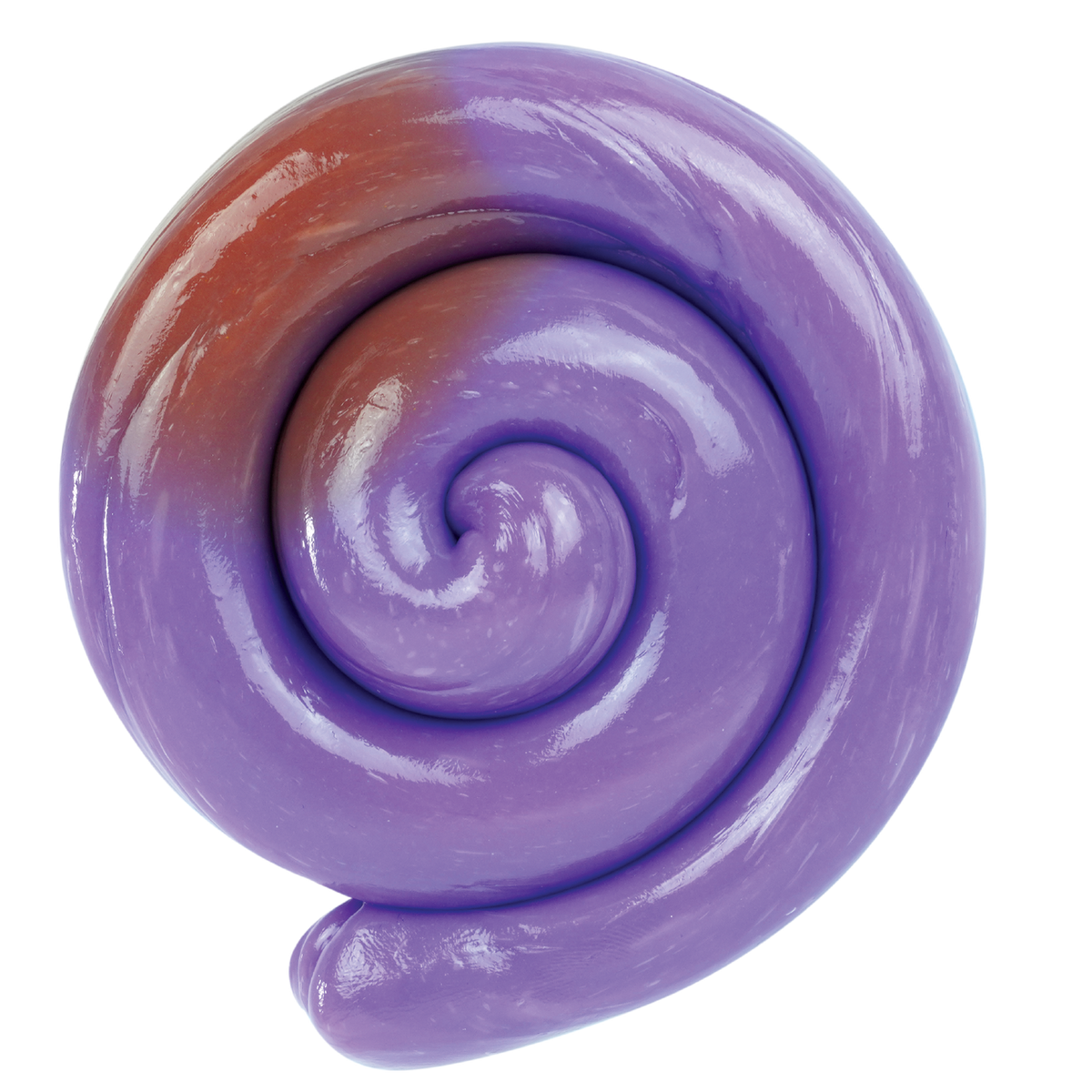 Purple and red swirled substance on a white background