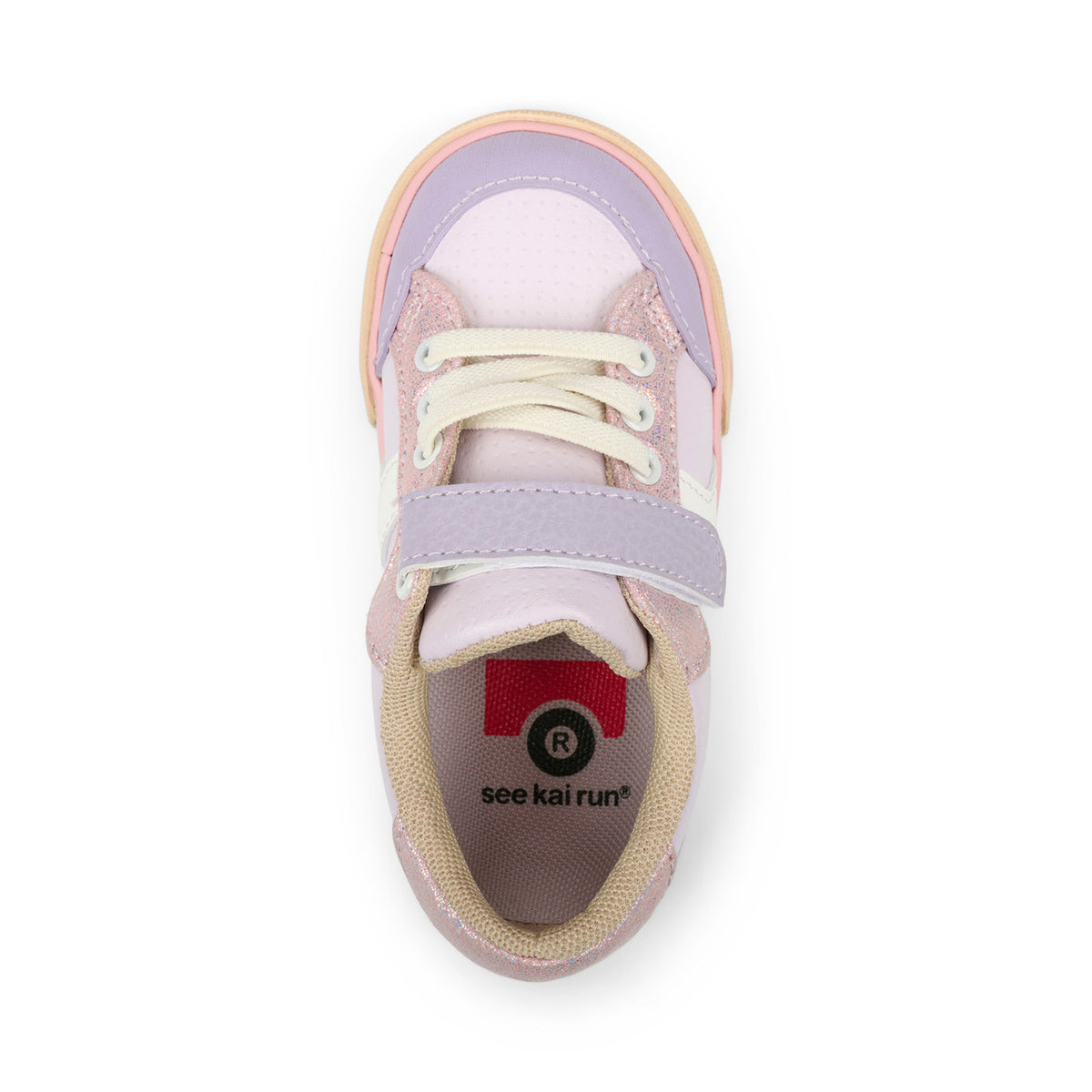 Children's sneaker with visible brand logo on a white background