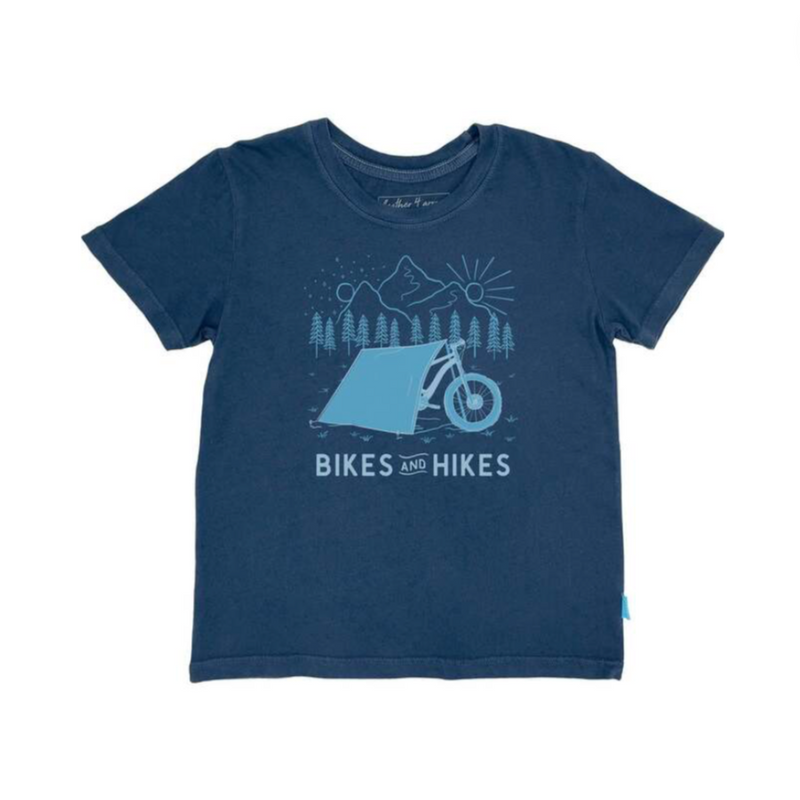 Bikes and Hikes Vintage Tee - Navy by Feather 4 Arrow