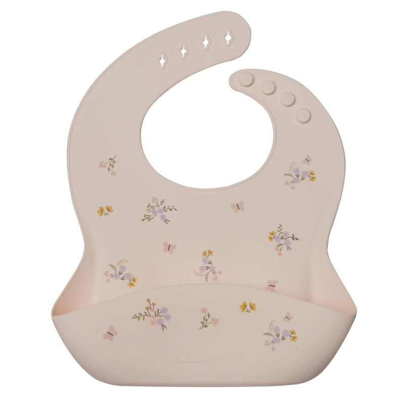 Silicone Bib - Ditsy Floral by Loulou Lollipop