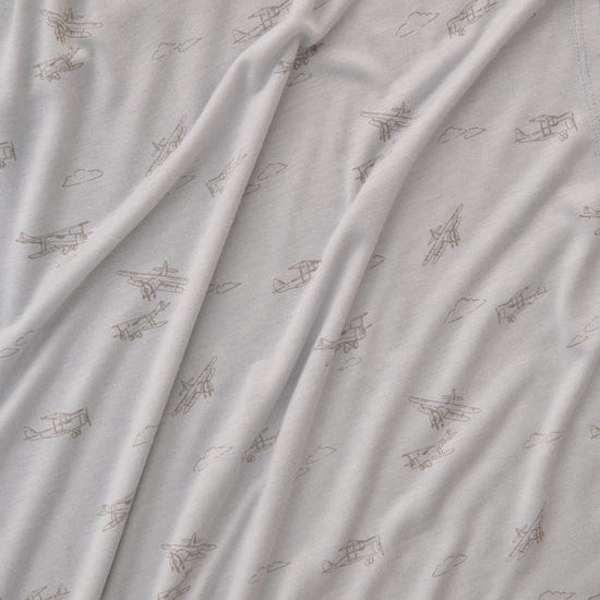 Gray fabric with subtle pattern