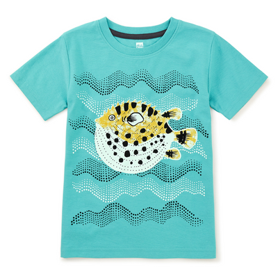 Puffer Fish Graphic Tee - Patina by Tea Collection
