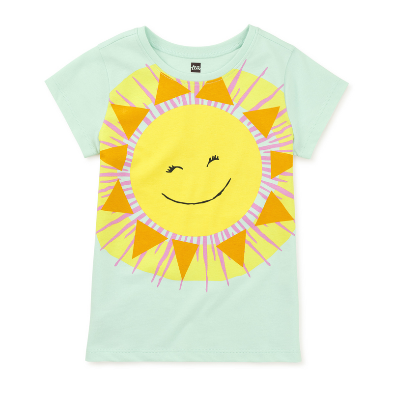 Mostly Sunny Graphic Tee - Garden Party by Tea Collection