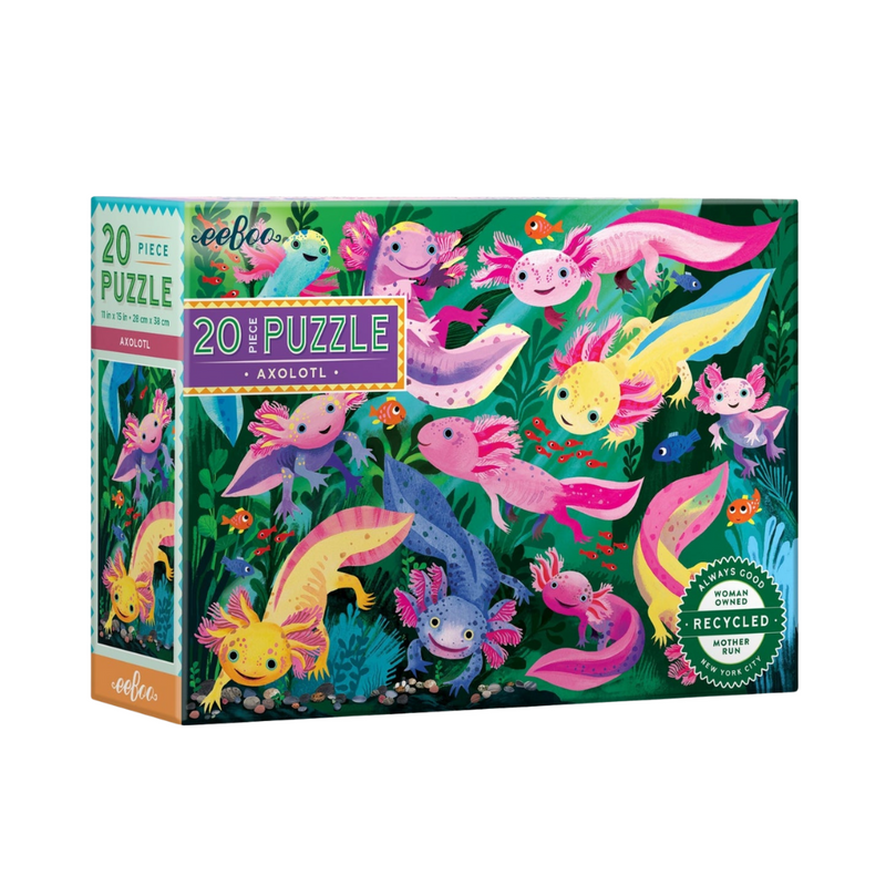 20 Piece Puzzle - Axolotl by Eeboo