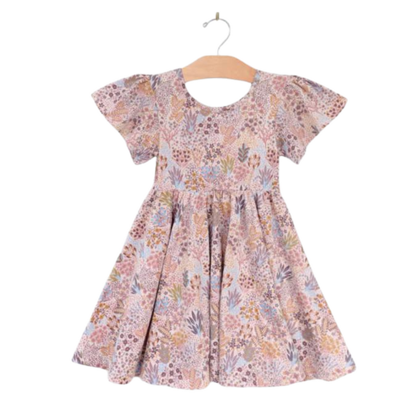 Spring Garden Twirl Dress - Lilac by City Mouse