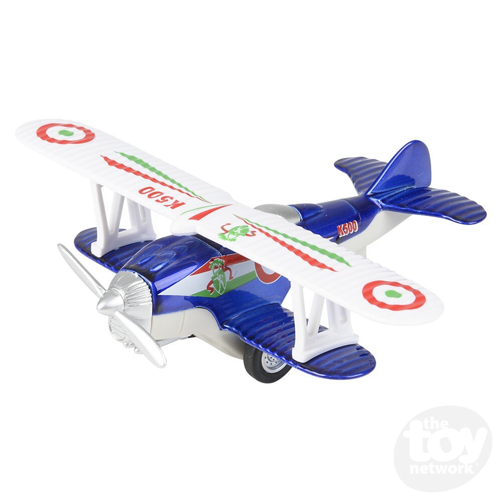 Toy airplane model on a white background