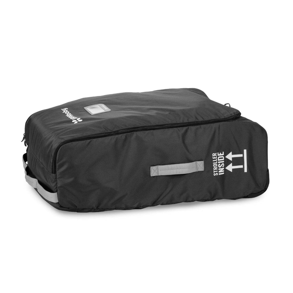Black duffel bag with 'STRENGTH INSIDE' text on a white background