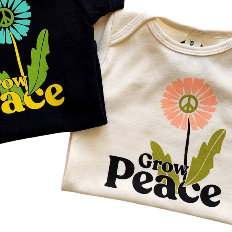 Grow Peace Bodysuit - Natural by Savage Seeds