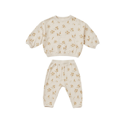 Waffle Slouch Set - Honey Flower by Quincy Mae