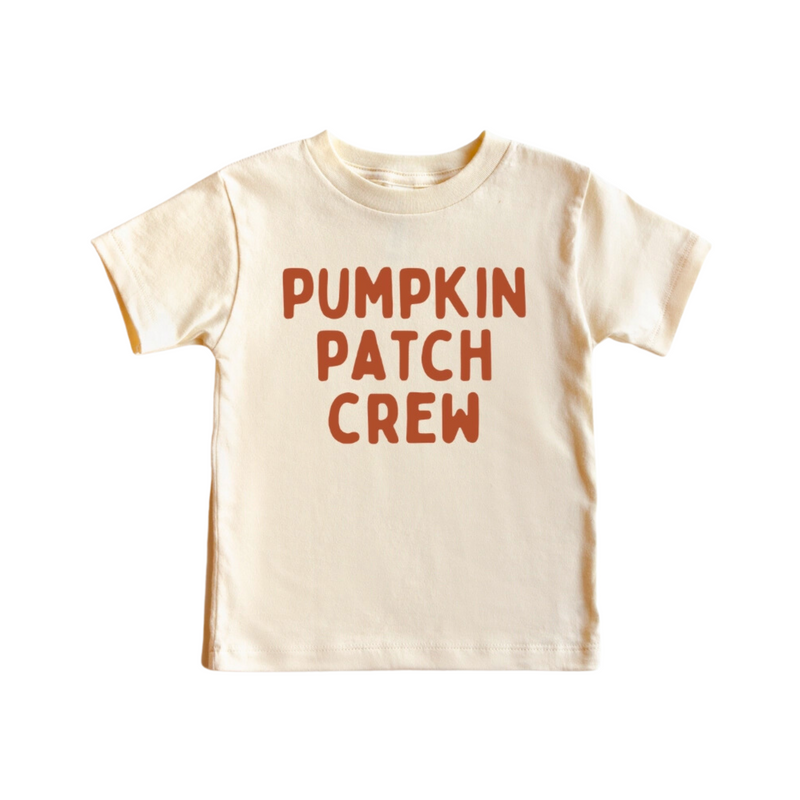 Pumpkin Patch Crew Tee - Natural by Wildflowers + Cotton FINAL SALE