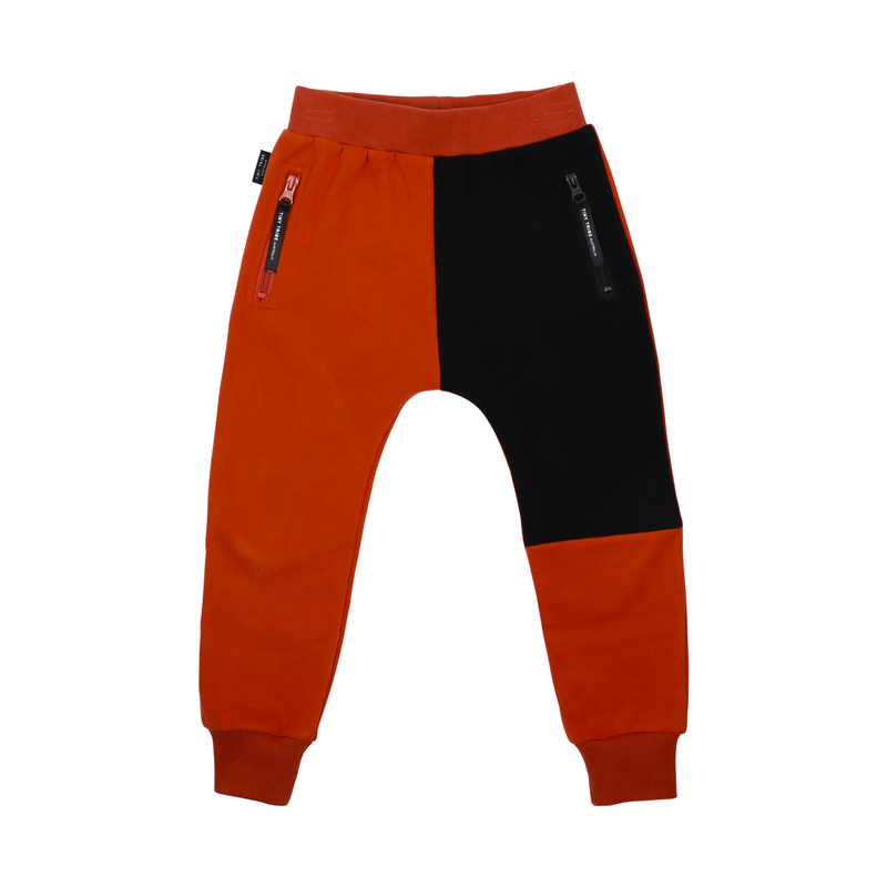 Colorblock Sweatpant - Cinnamon by Tiny Tribe FINAL SALE