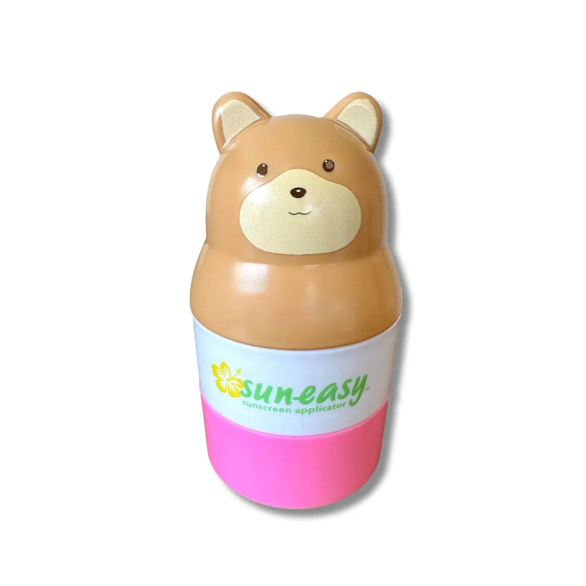 Toy with bear design on a white background