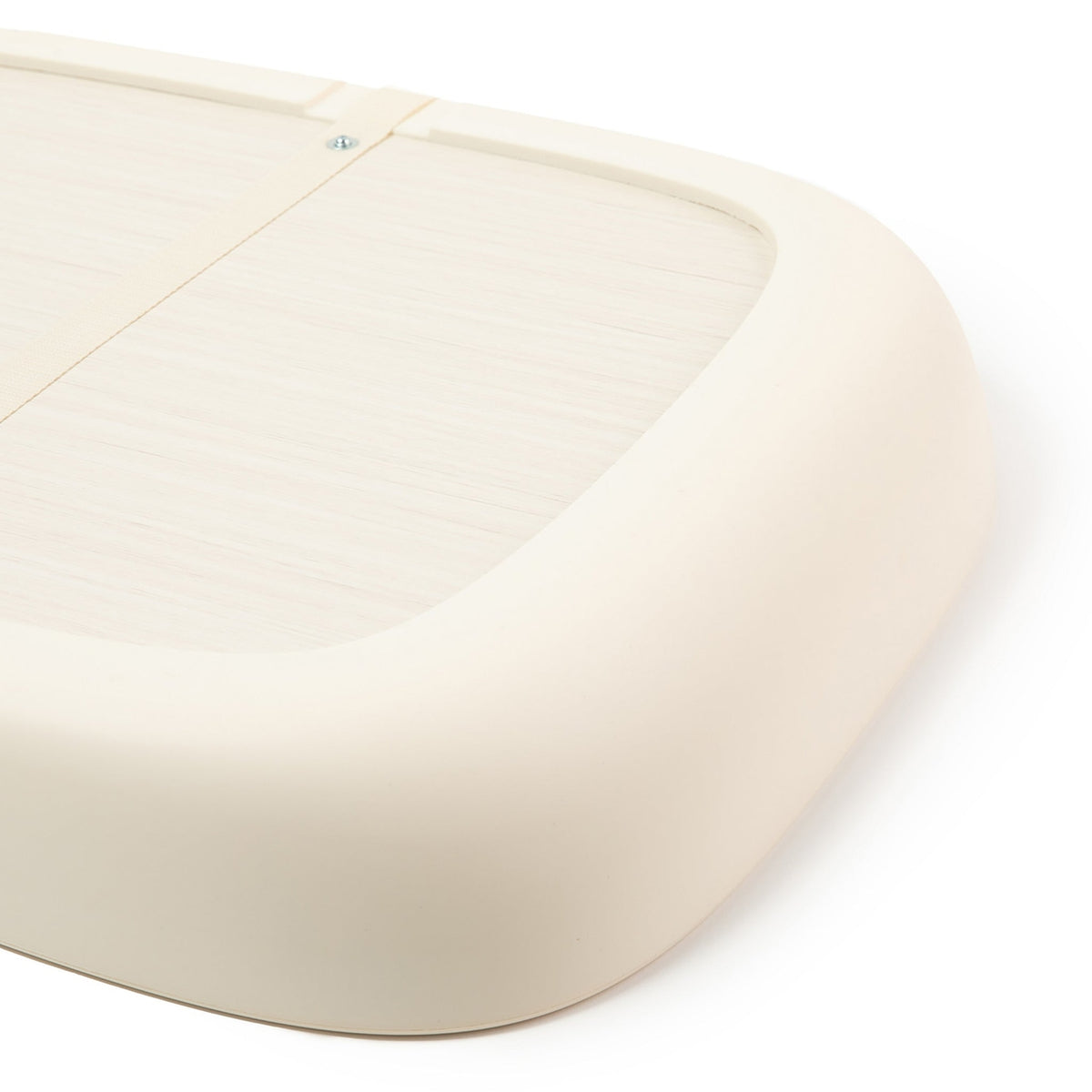 Beige car roof with a white background