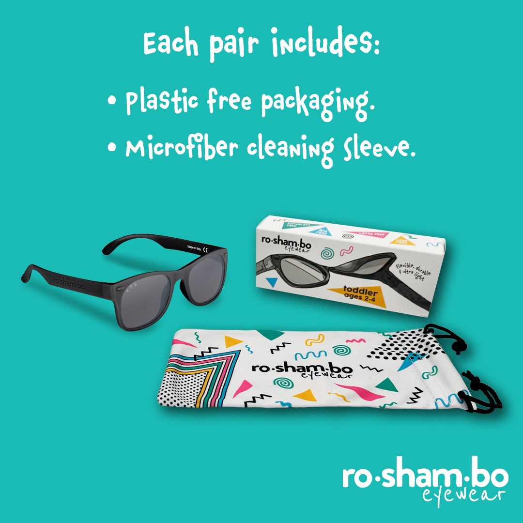 ro·sham·bo eyewear toddler sunglasses, an unbreakable and polarized eyewear line designed specifically for children aged 2-4 years