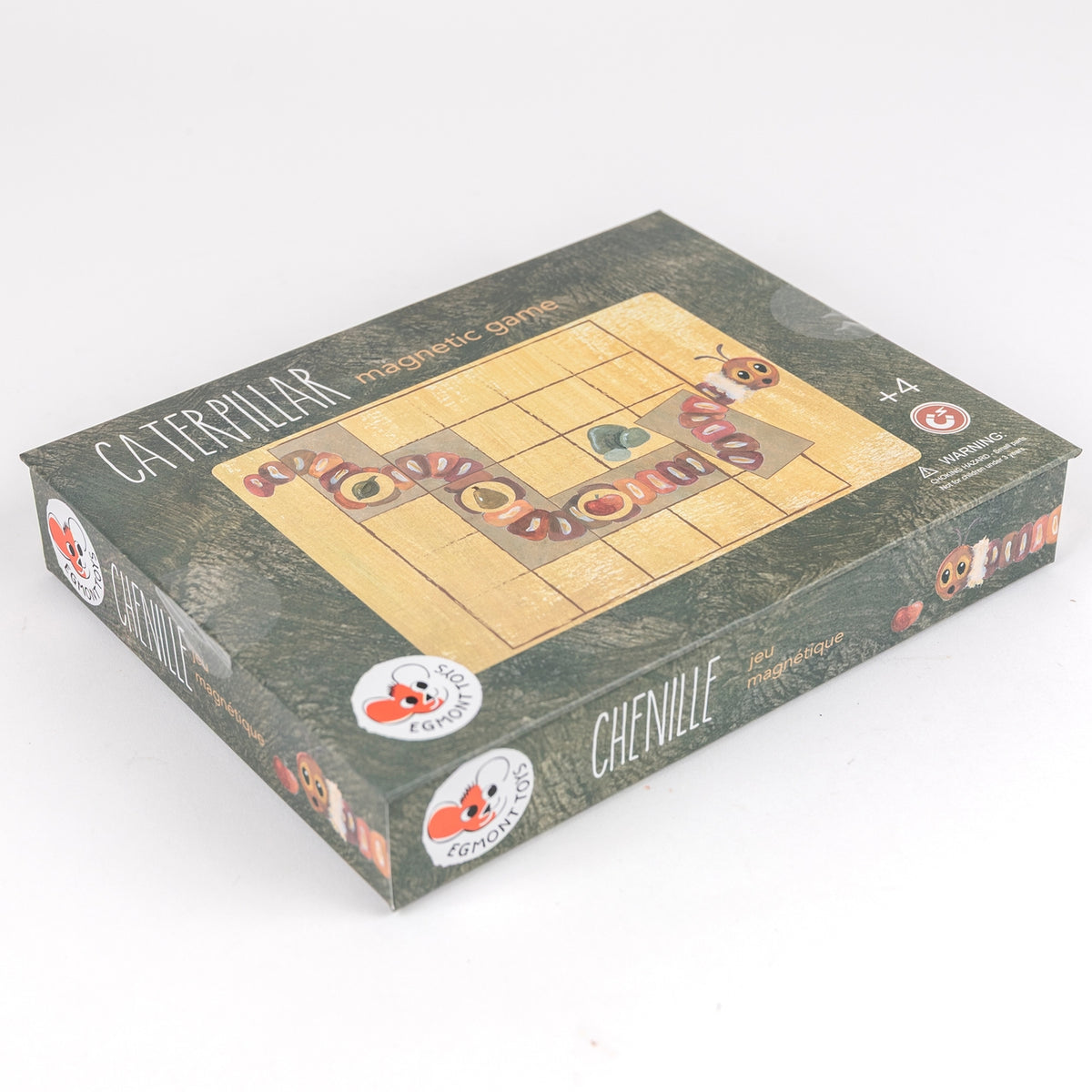 Board game box for 'Caterpillar' by Chenille on a white background