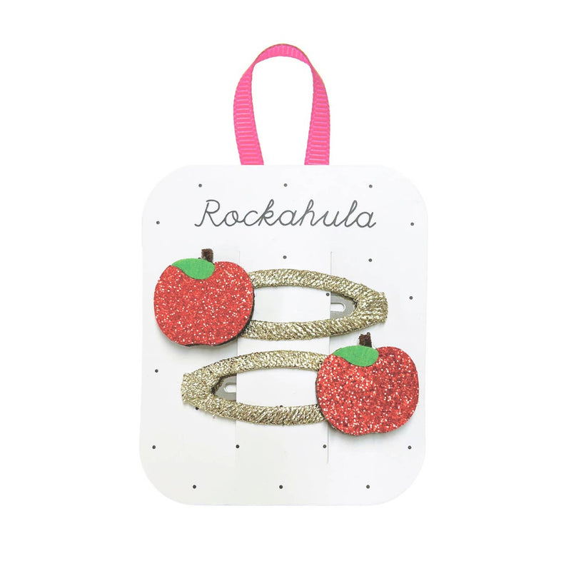 Rosy Red Apple Clips by Rockahula Kids