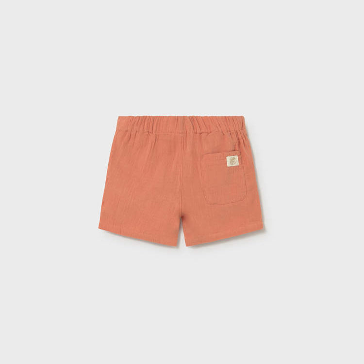 Orange shorts on a white background