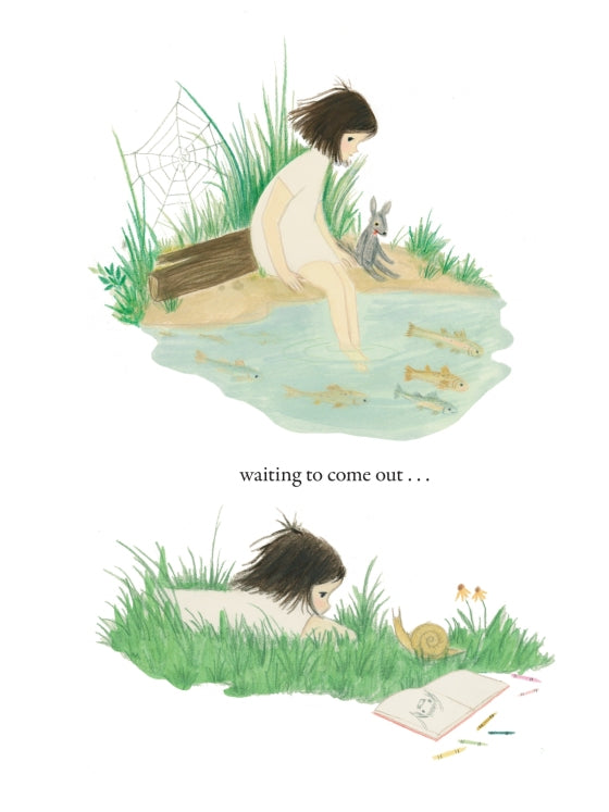 Illustration from the children's picture book The Wildest Thing by author and illustrator Emily Winfield Martin