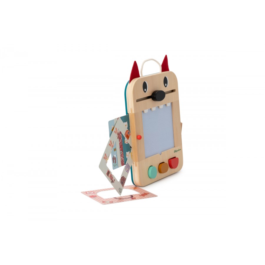 Children's toy with a cartoonish design on a white background