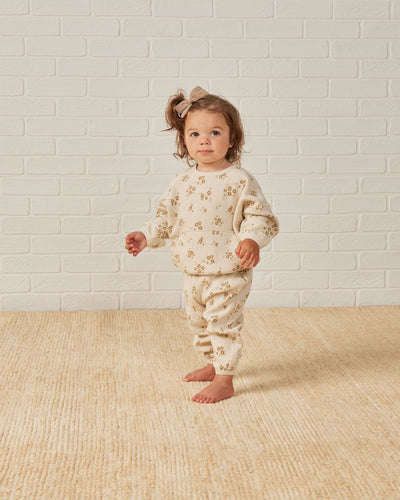 Waffle Slouch Set - Honey Flower by Quincy Mae
