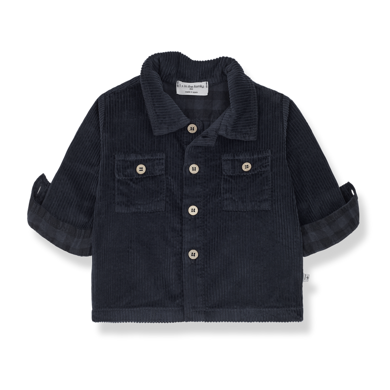 Dries Oversize Shirt - Navy by 1+ in the Family FINAL SALE