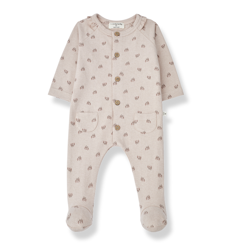 Melak Jumpsuit with Feet - Nude by 1+ in the Family FINAL SALE