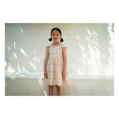Pinafore Dress - Spring Ditsy Print by Lali Kids