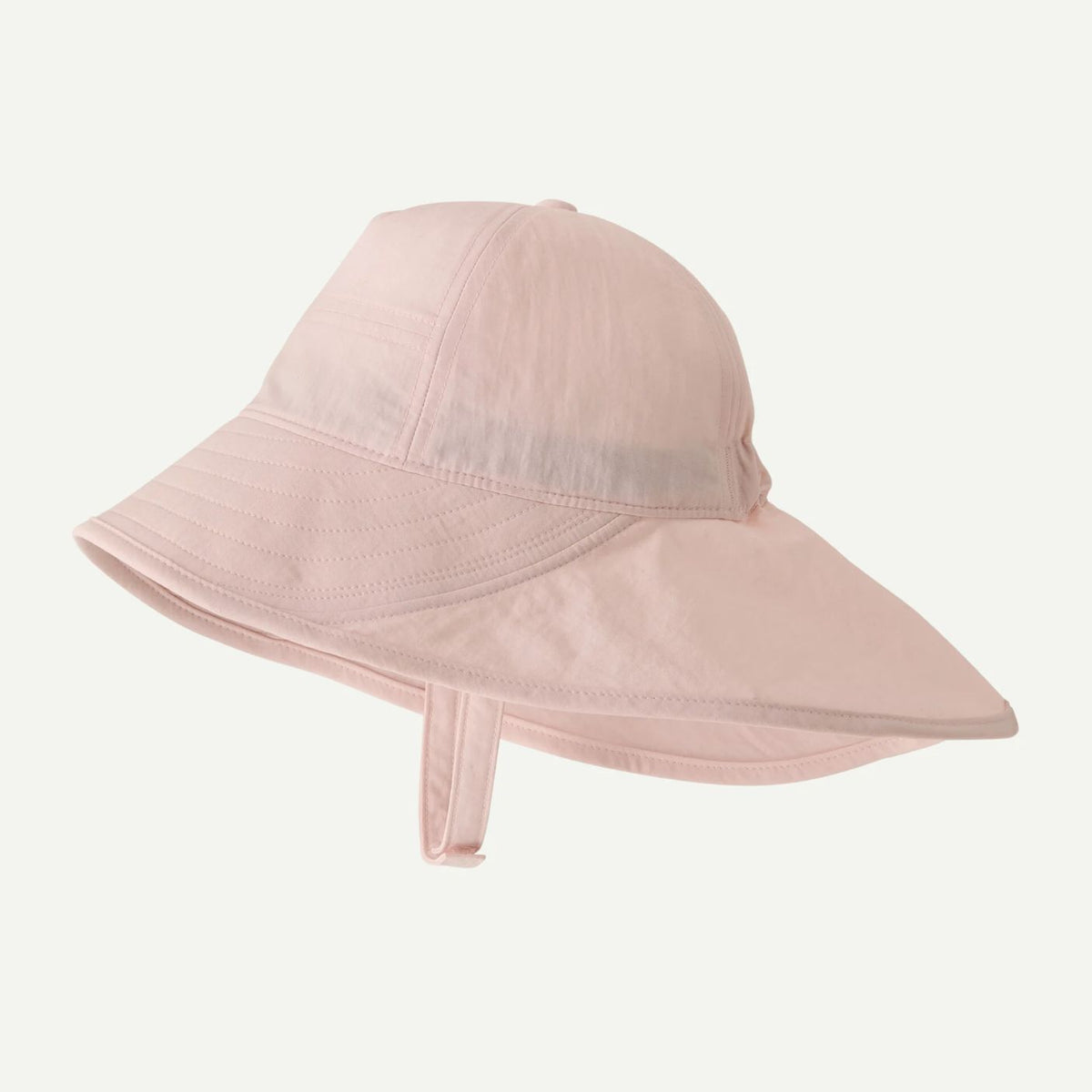 Pink sun hat on a white background