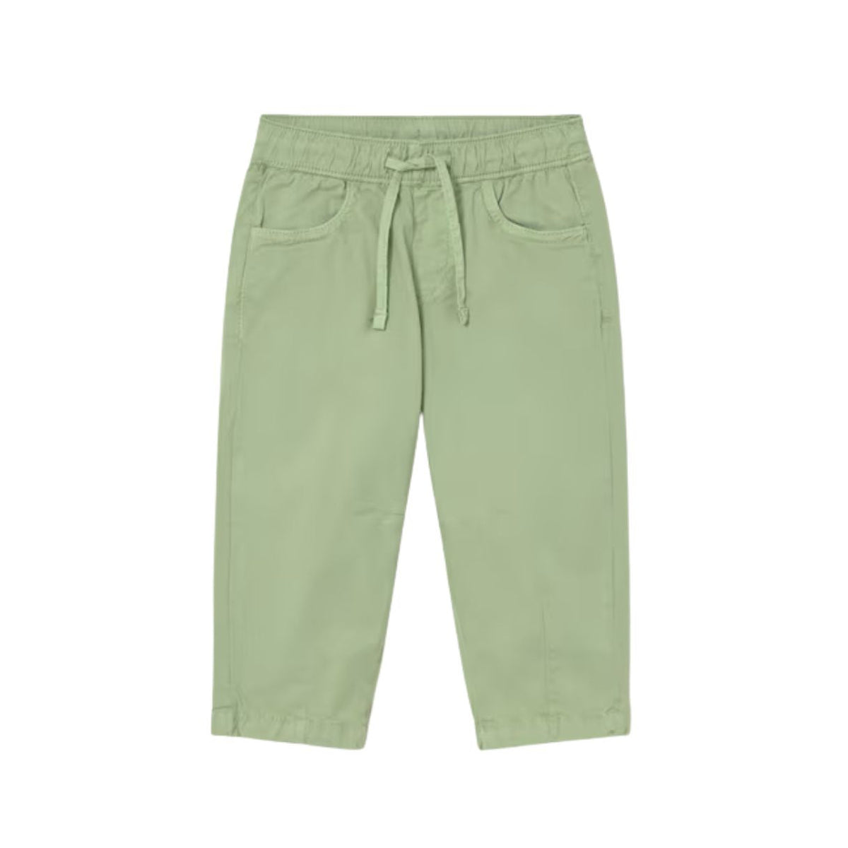 Green pants on a white background