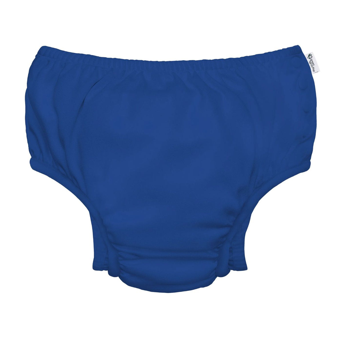 Blue diaper on a white background