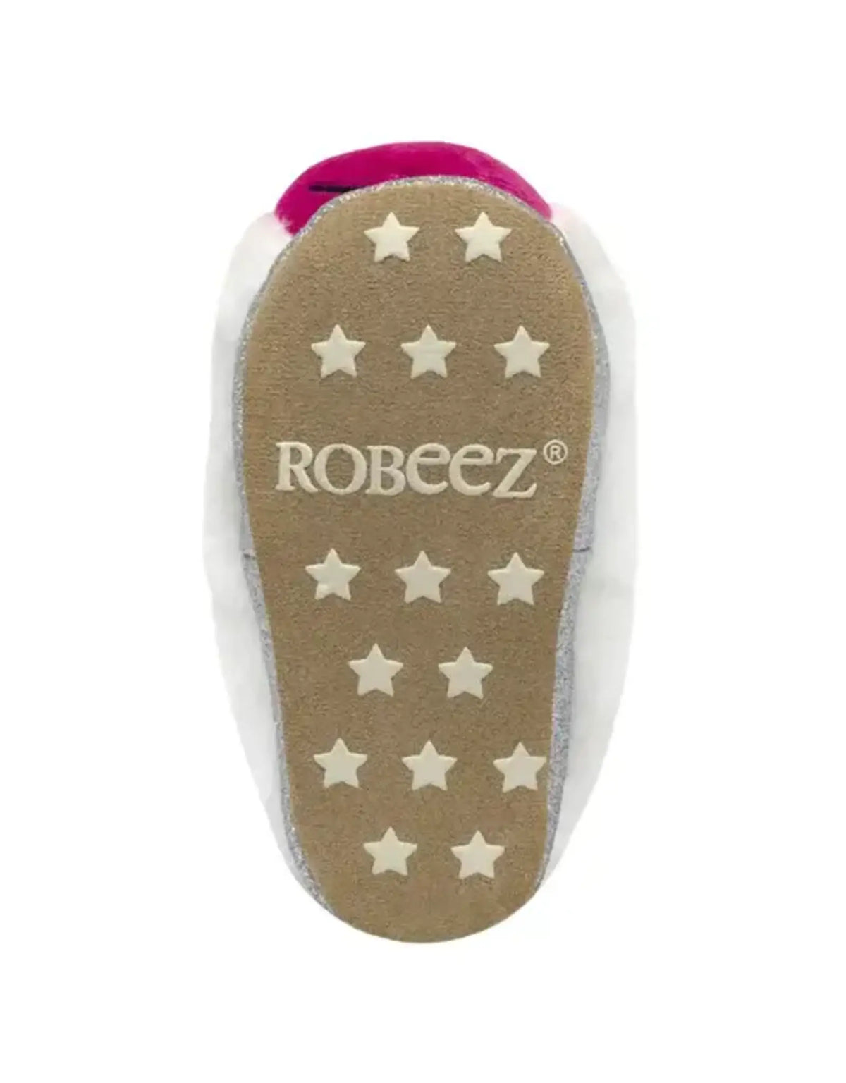 Robeez insole with star pattern on a white background