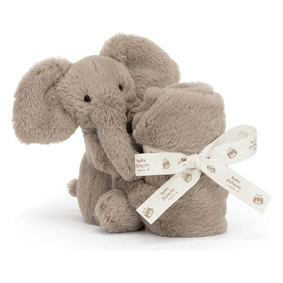 Smudge Elephant Soother in Gift Box by Jellycat