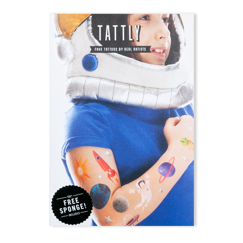 Space Explorer Tattoo Set by Tattly